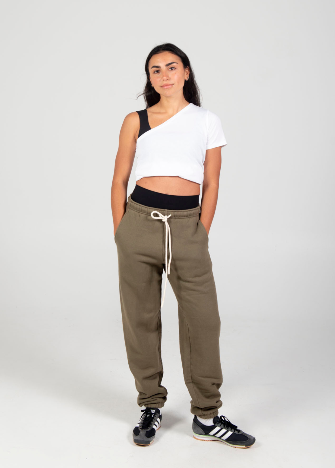 Off The Shoulder Tee Shirt - White