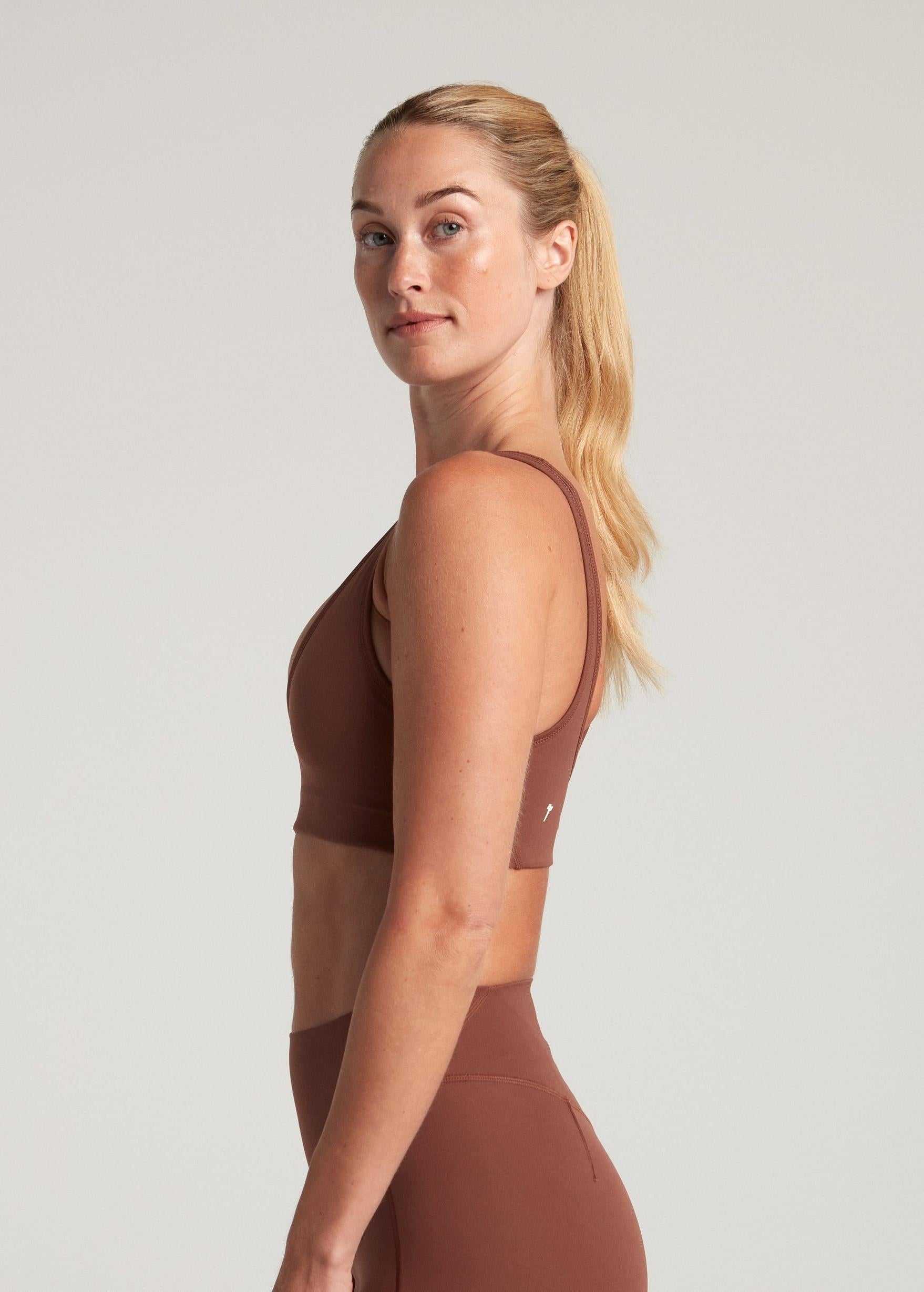 Plunge Bra - Mink