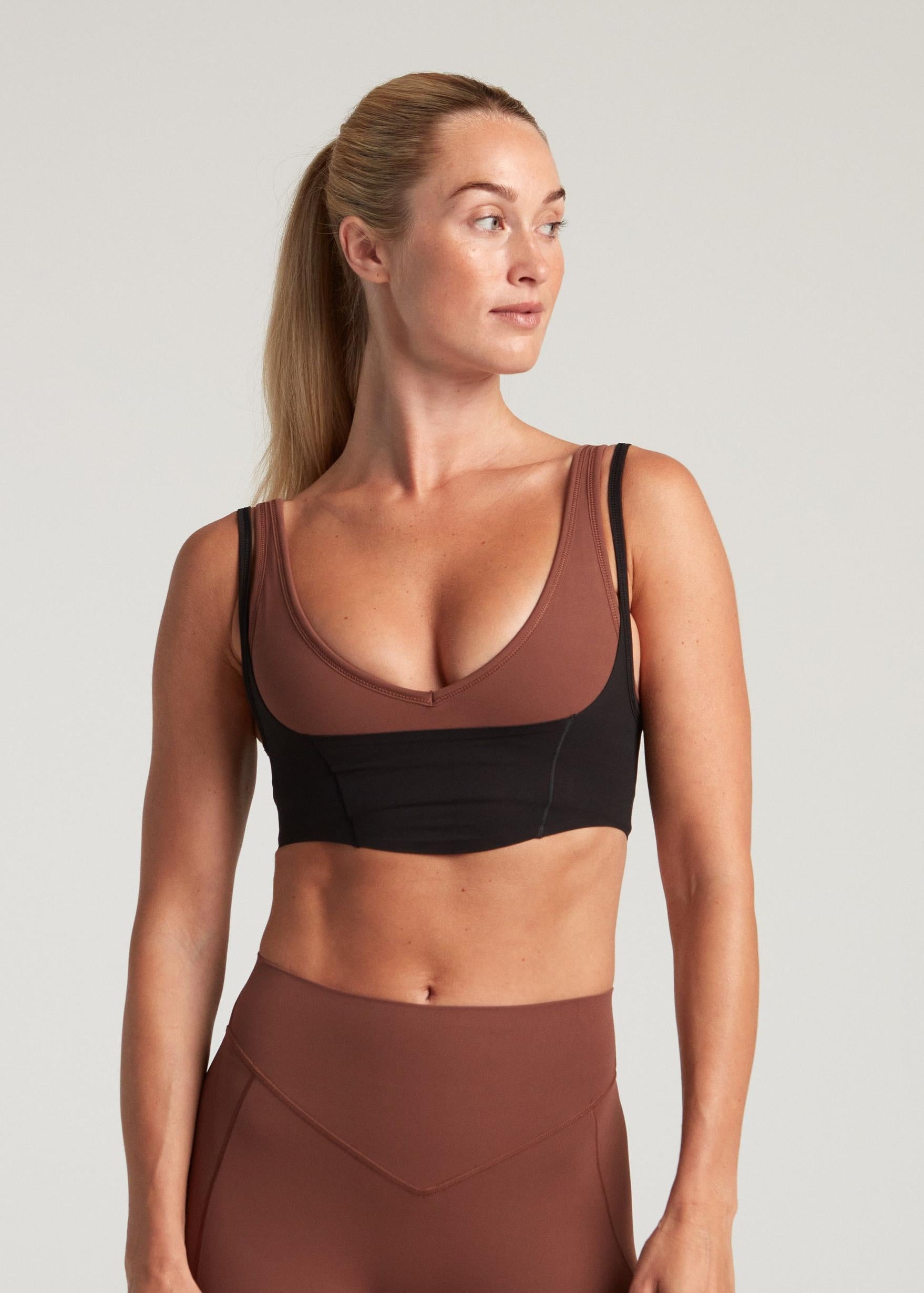 Plunge Bra - Mink