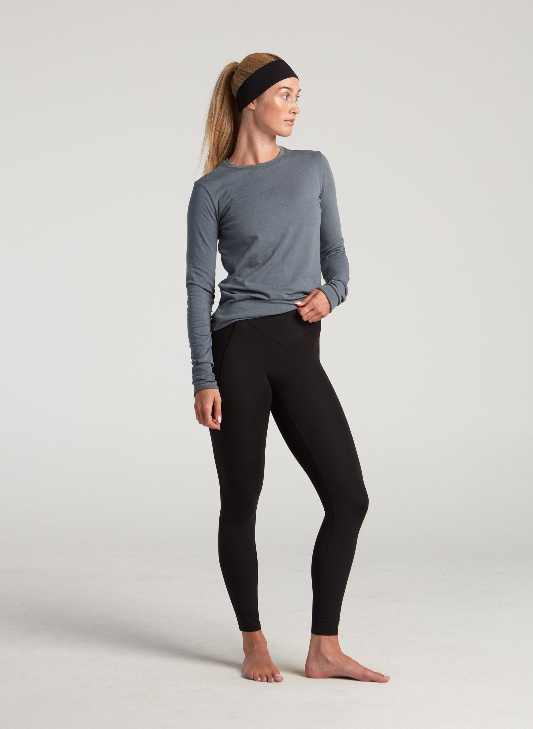 Long Sleeve Tee - Stone