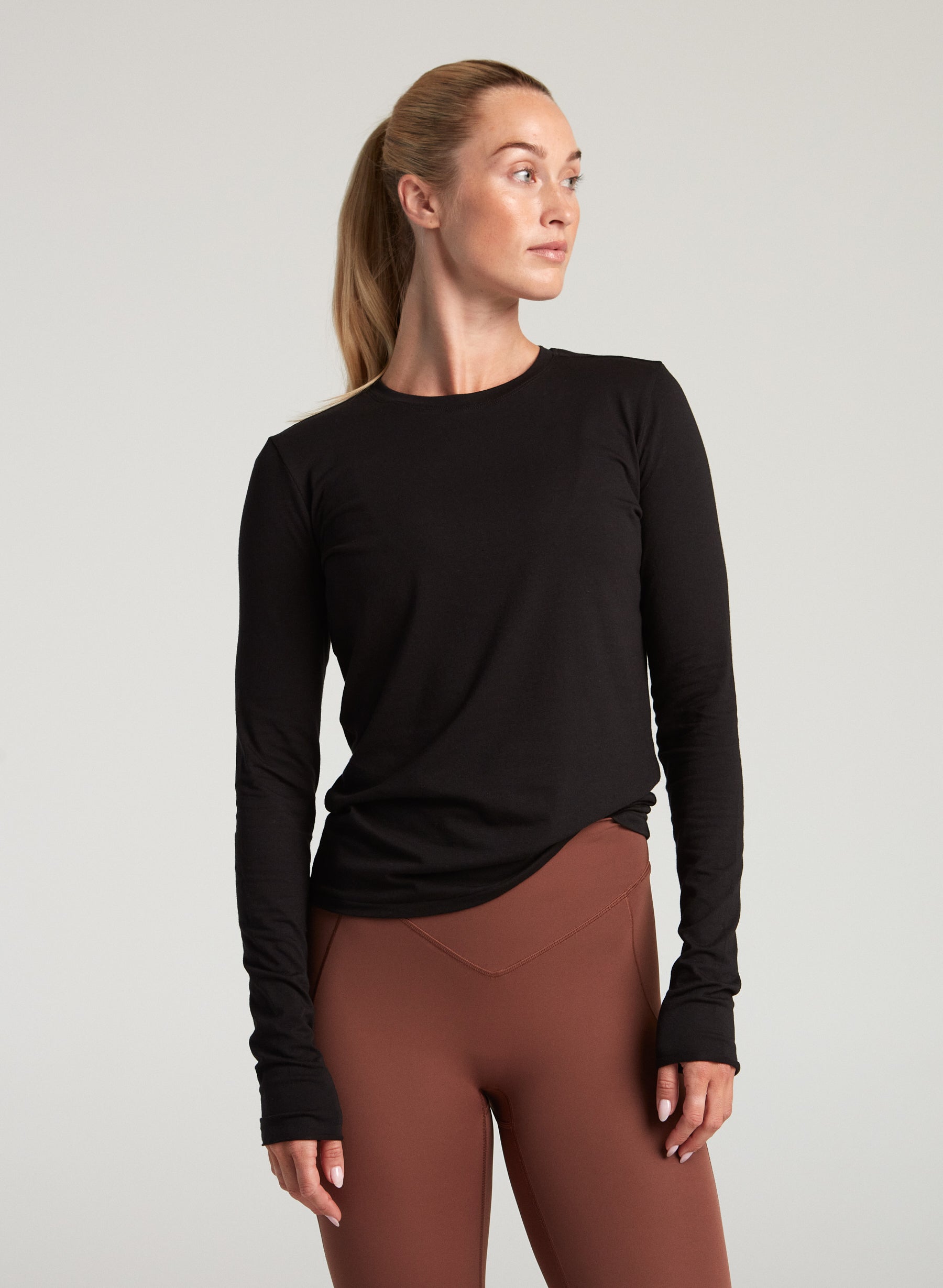 Long Sleeve Tee - Black