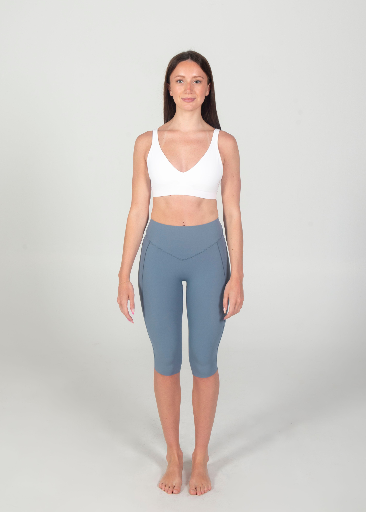Plunge Bra - White