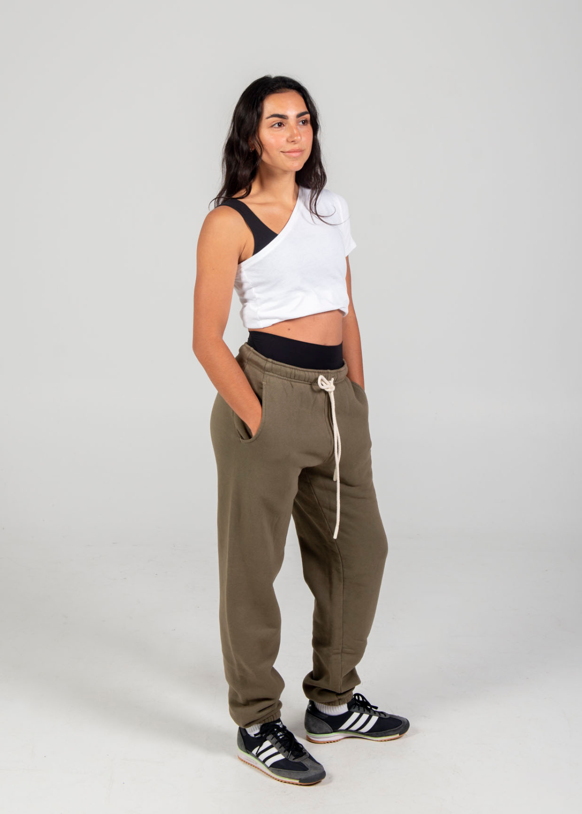 Off The Shoulder Tee Shirt - White