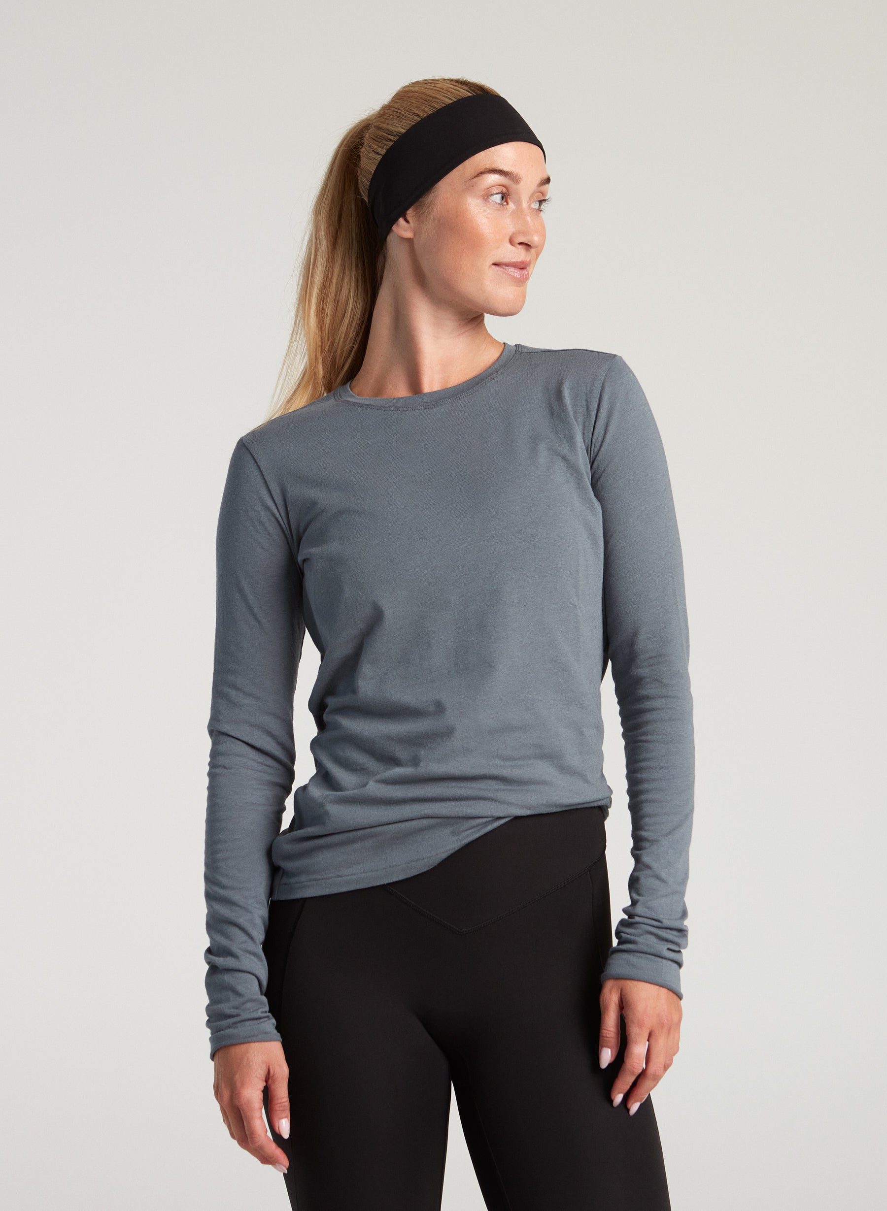 Long Sleeve Tee - Stone