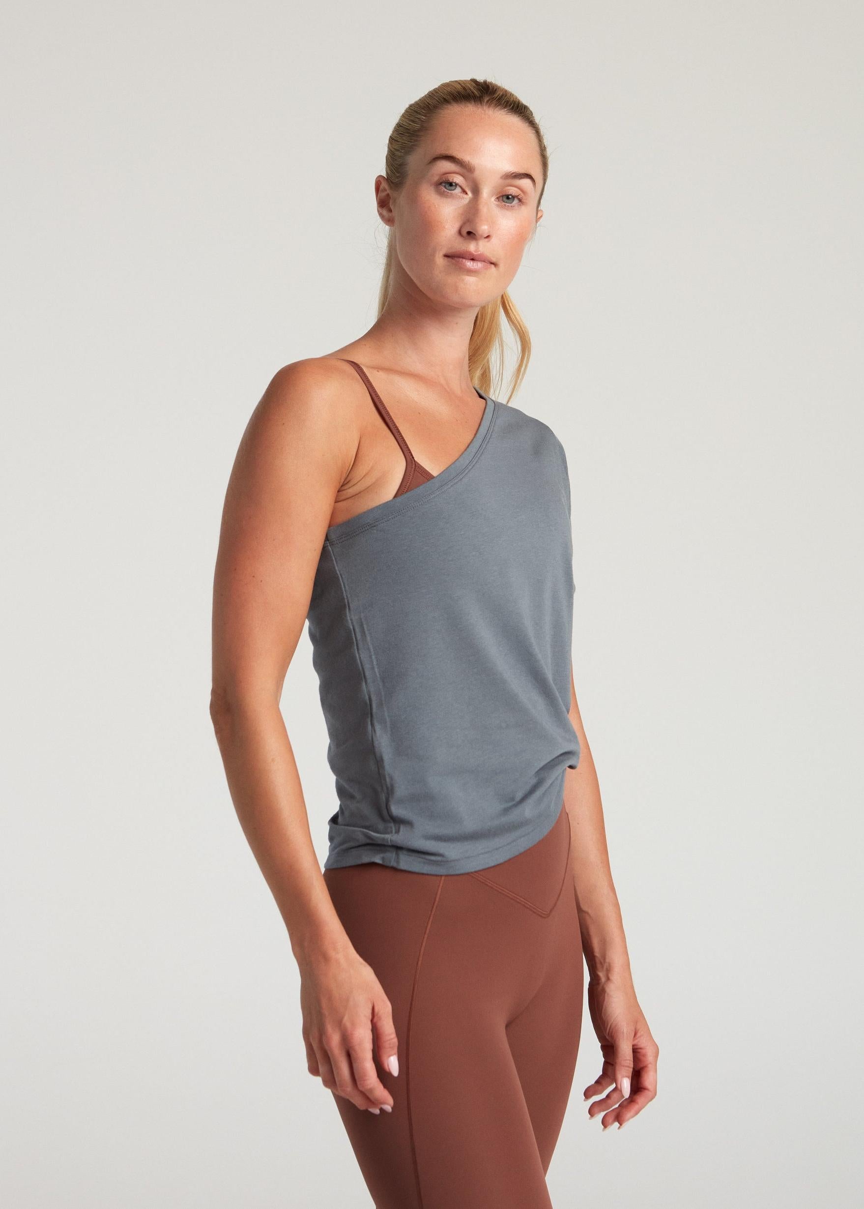 Off The Shoulder Tee Shirt - Stone