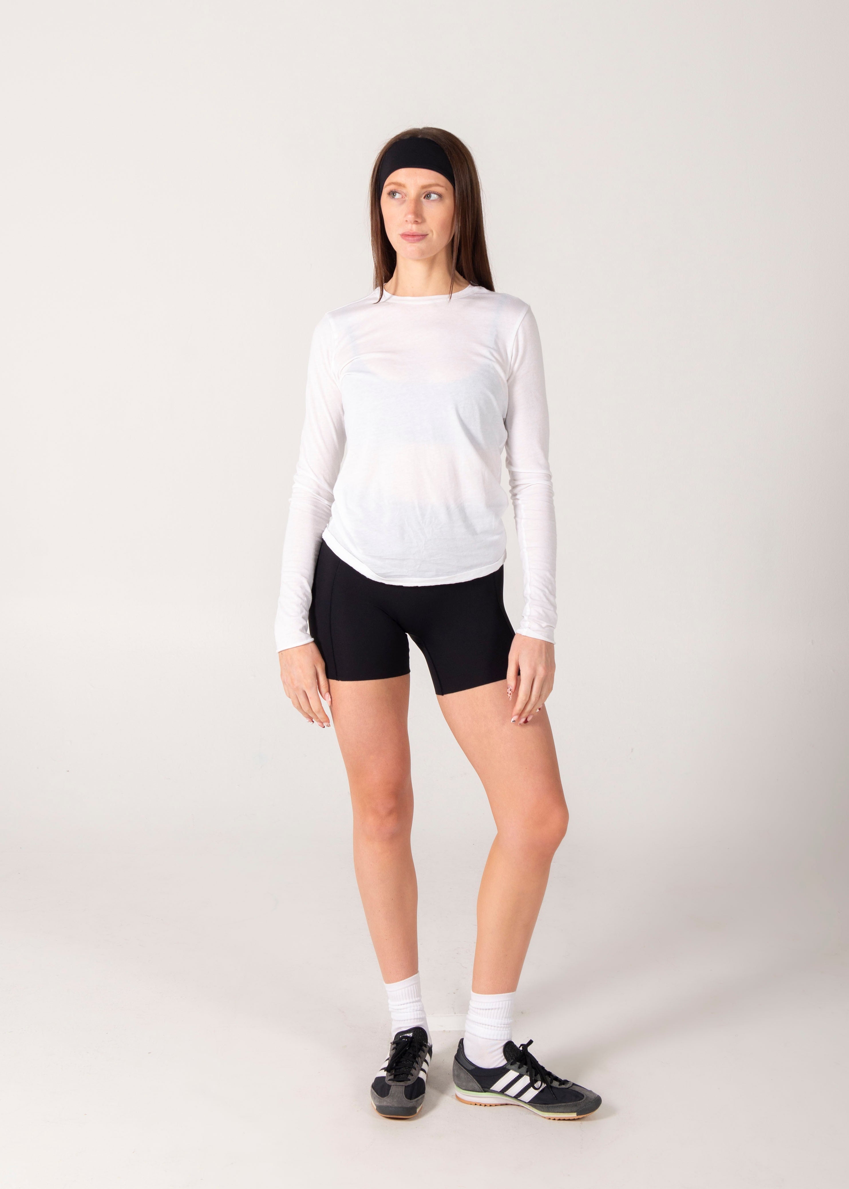 Long Sleeve Tee - White