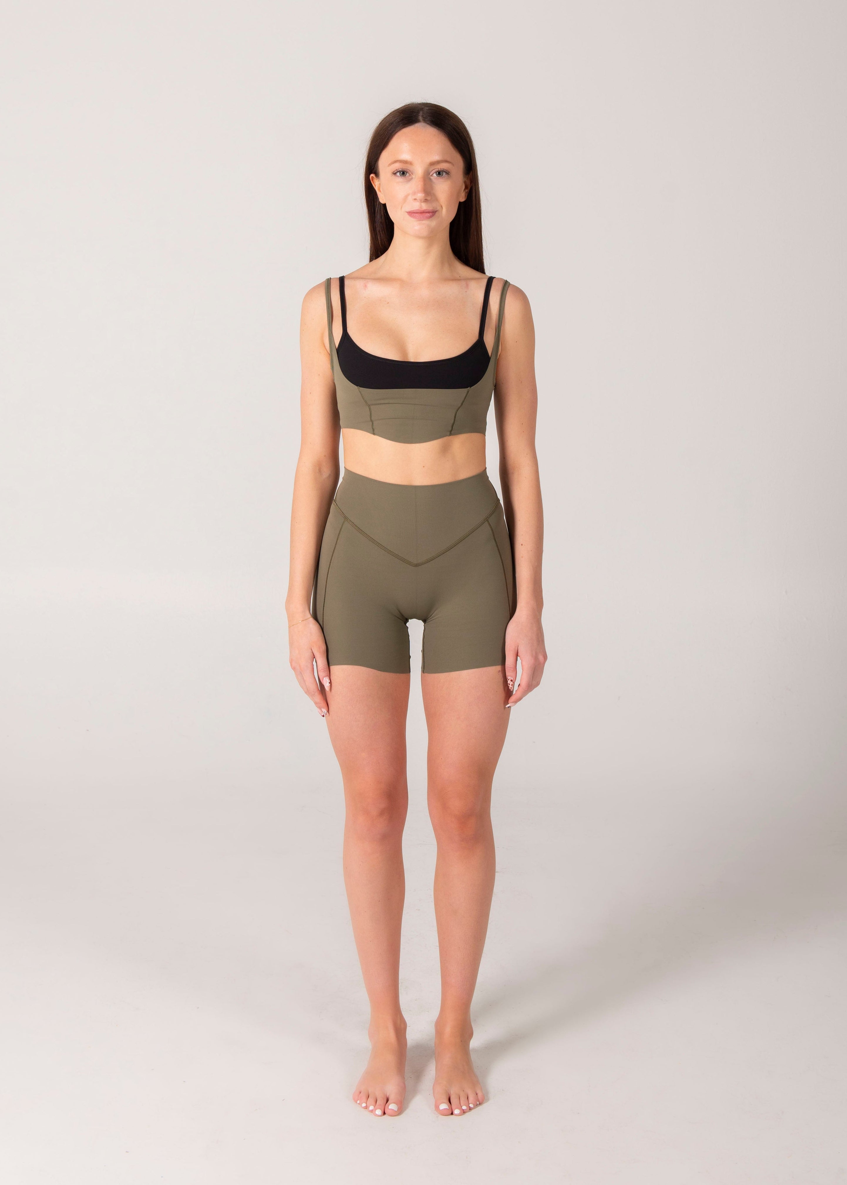 Corsettish Top - Olive